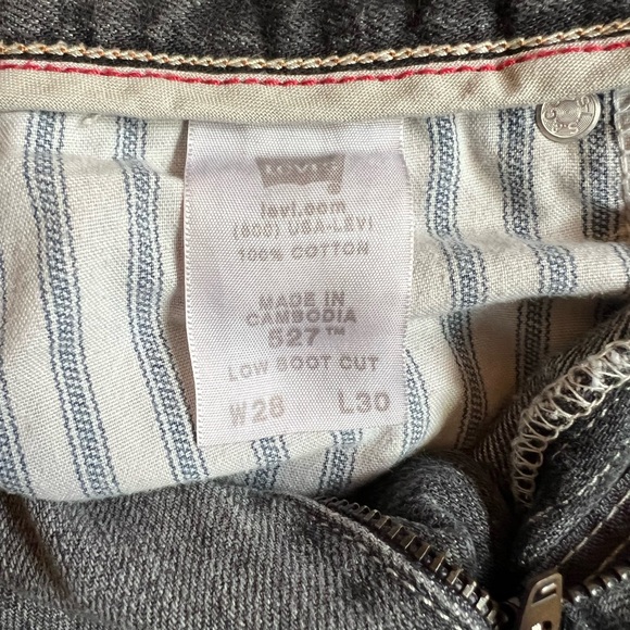 Grey low boot cut Levi’s - Picture 5 of 7